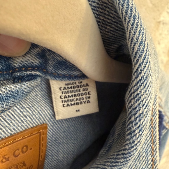 Custom Texas Flag embroidered Levi’s Denim Jacket Unisex - Picture 5 of 6